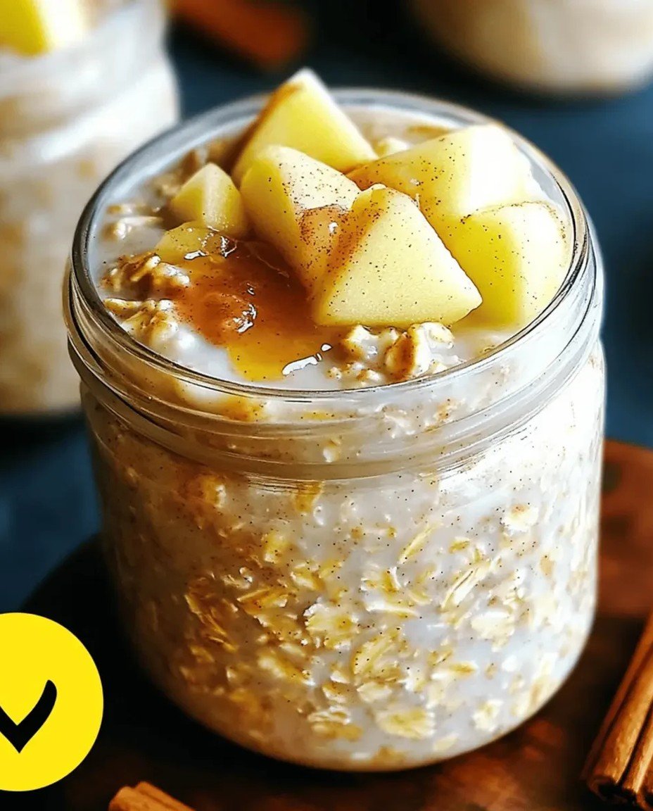 Gesunde Apfel-Zimt Overnight Oats Einfach Machen image 2