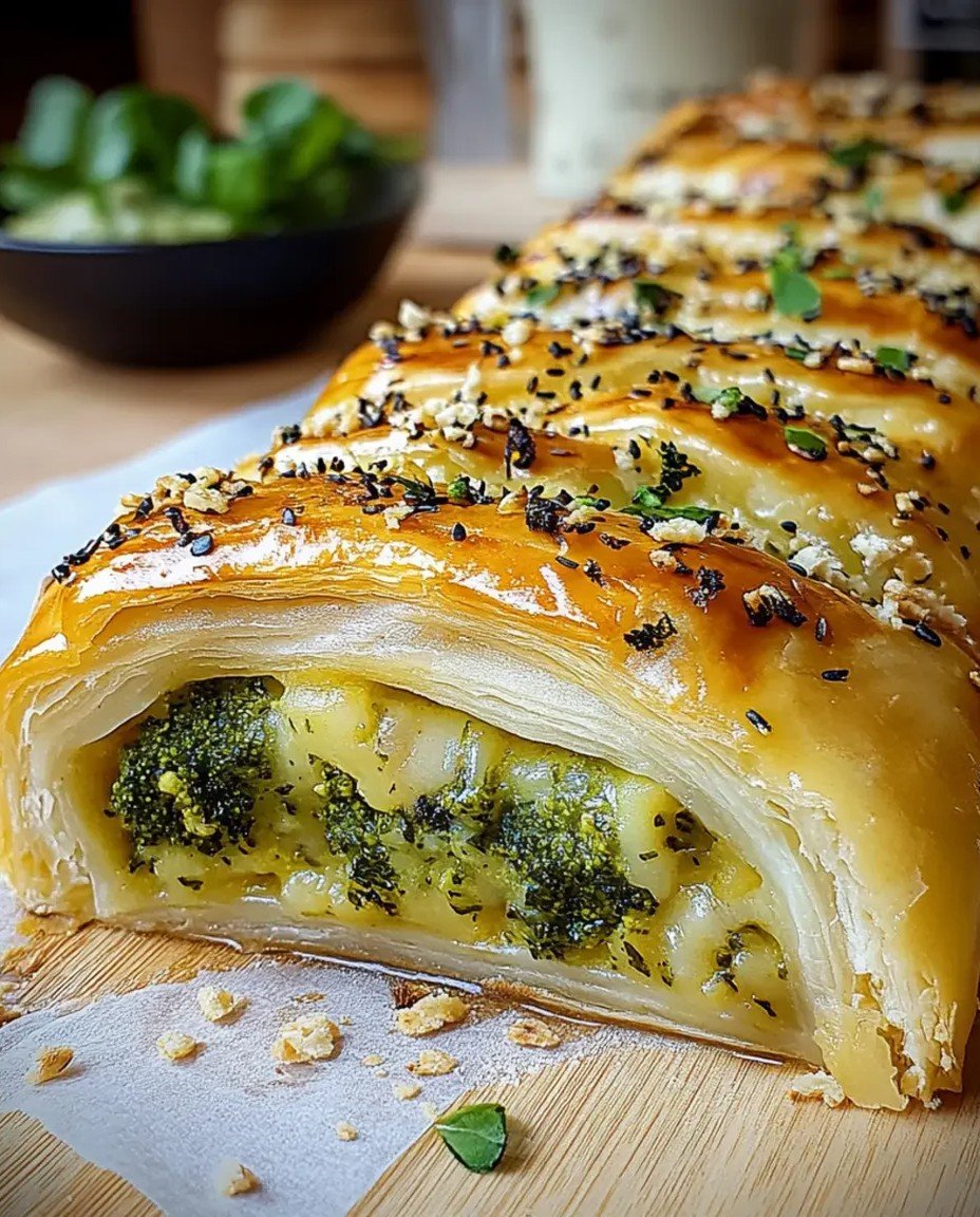 Knuspriger Brokkoli-Käse-Strudel – einfach unwiderstehlich! - kochenblog.com image 2