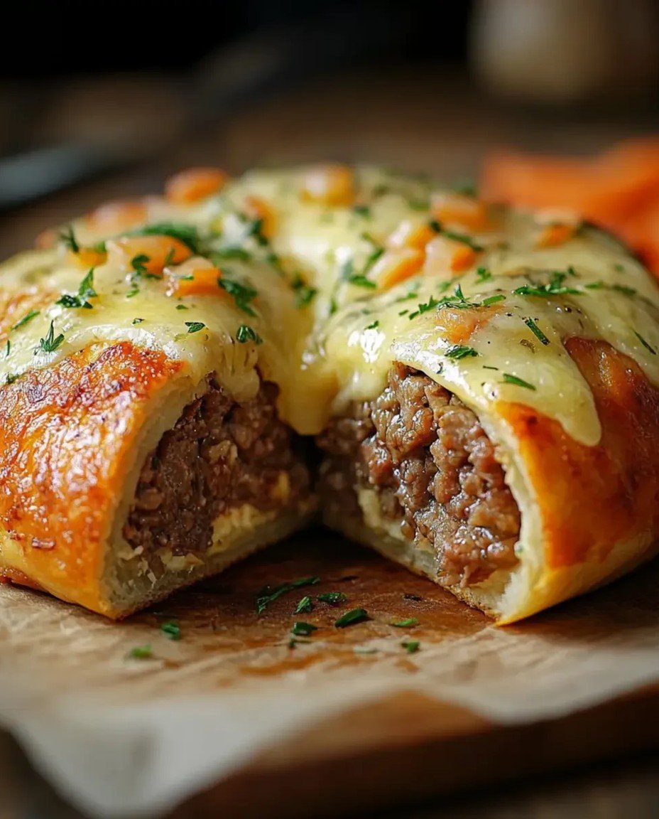 Köstliche Hackfleisch-Käse-Rolle für Gemütliche Abende? image 2