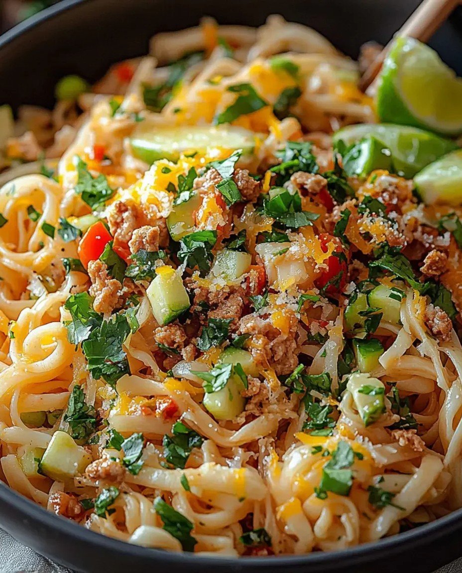 Köstlicher Limetten Crunch Nudelsalat für den Sommergenuss - kochenblog.com image 2