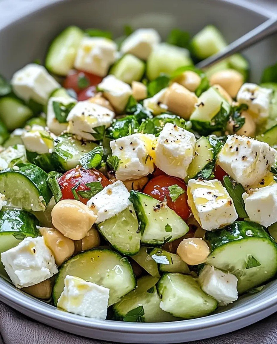 Möchten Sie Einen Erfrischenden Gurkensalat Mit Feta Erstellen? image 2