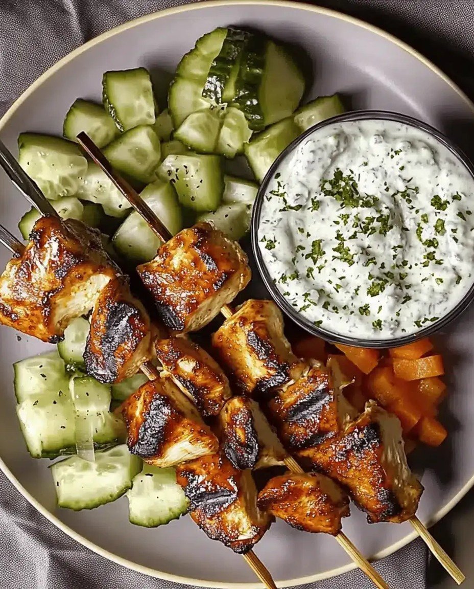 Saftiges Griechisches Hähnchen-Souvlaki vom Grill image 2