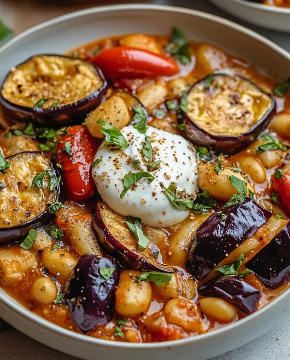 Schnelles Abendessen? Probier Diese Cremige Auberginen-Bohnen-Pfanne image 2