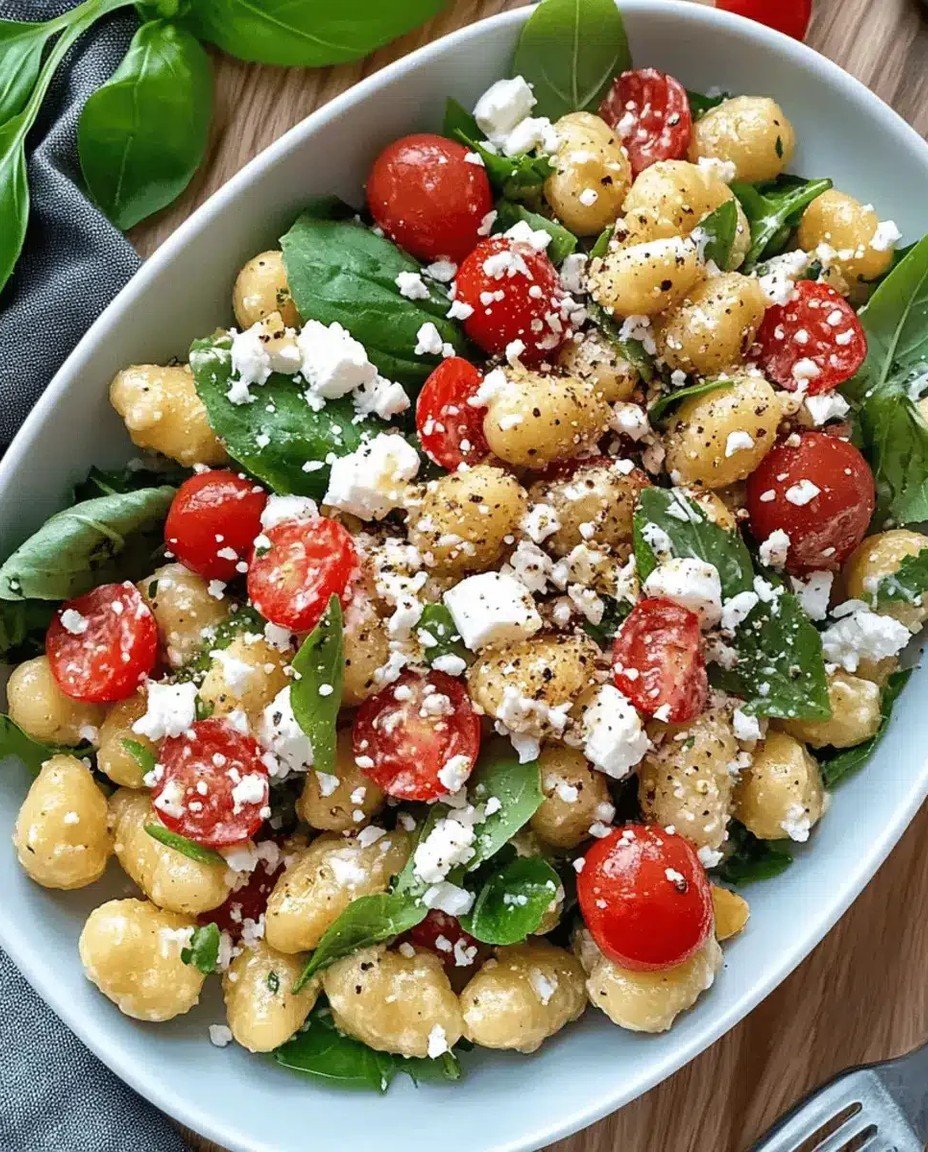 Super Einfacher Gnocchi Salat Mit Feta image 2