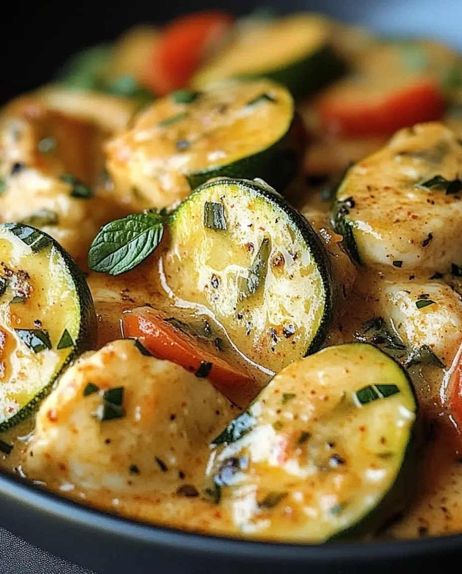 Wann Kochst Du Dieses Cremige Hähnchen Mit Paprika Zucchini image 2