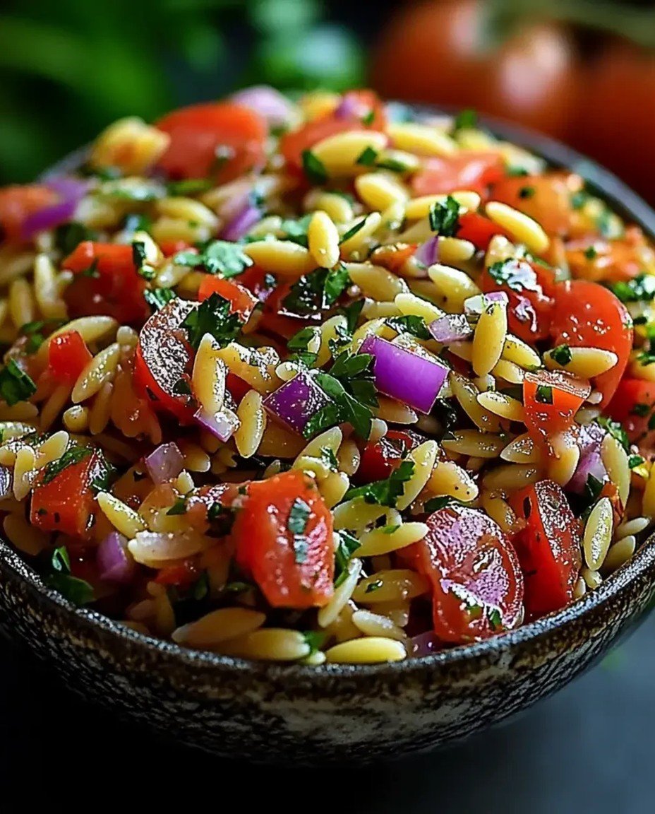 Was macht diesen Orzo Salat an warmen Tagen so besonders? image 2