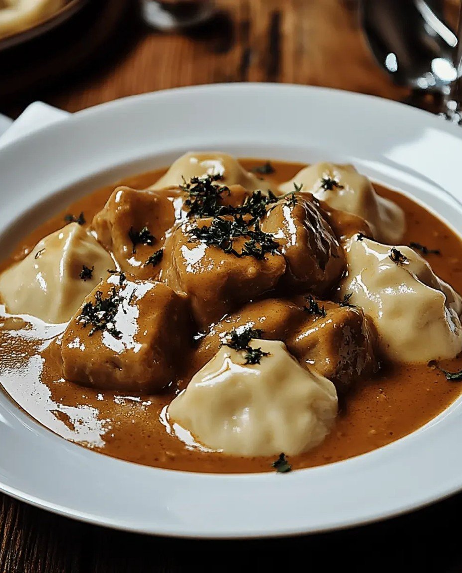 Weiches Rahmgulasch Mit Perfekten Serviettenknödeln image 2