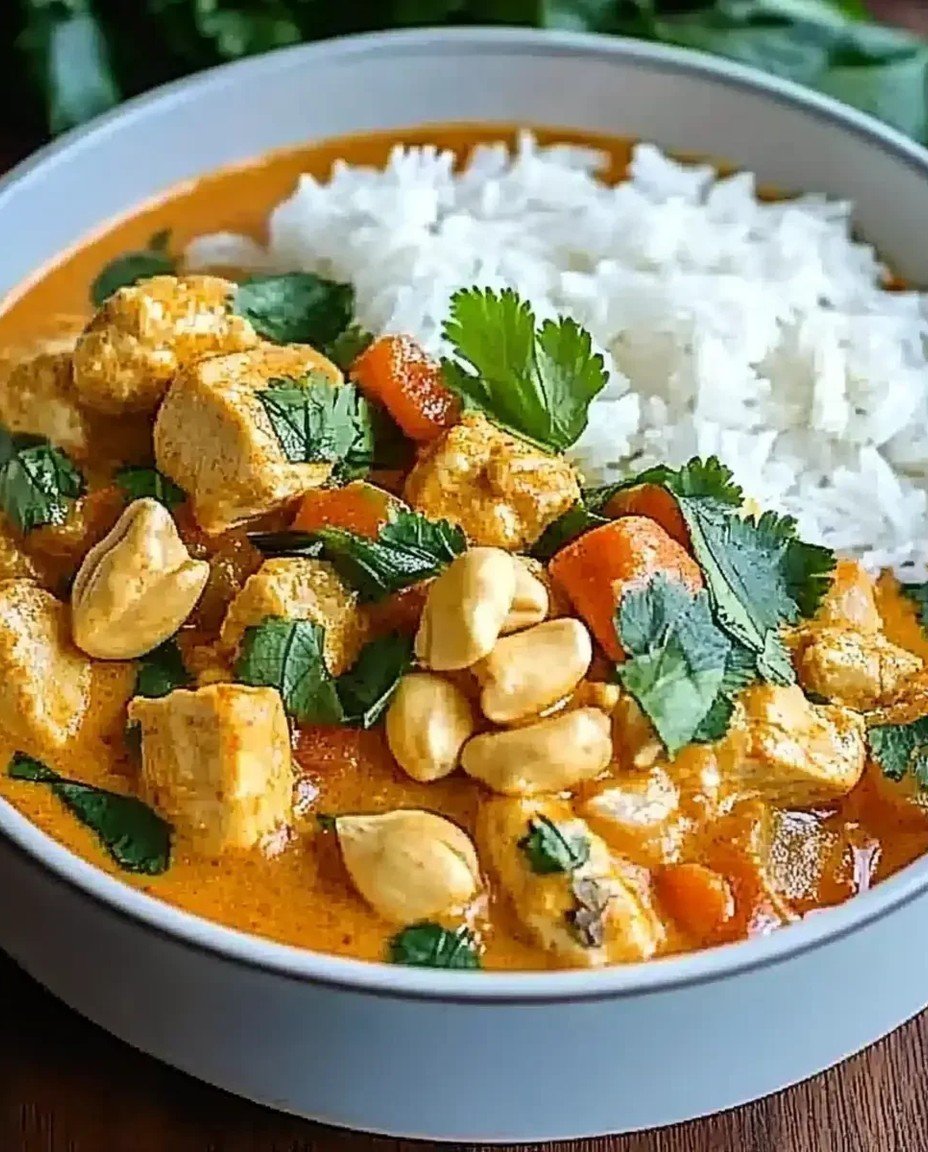 Wie Macht Man Cremiges Thai Erdnuss Curry Hähnchen? image 2